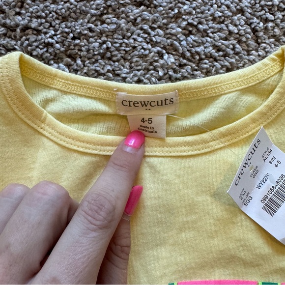 NWT CREWCUTS Tee. Size 4-5 - Picture 2 of 2